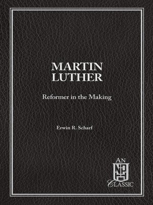 cover image of Martin Luther Reformer In the Making